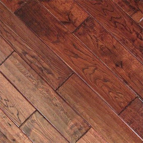 Johnsons Hardwood Flooring Maple Handscraped AME-S12708 Red Roan